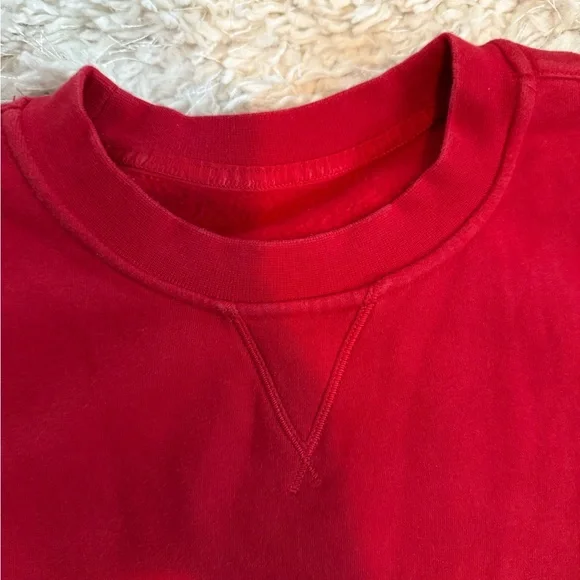 Women’s LuluLemon Crewneck Sweatshirt - Cherry Red - Picture 3 of 5